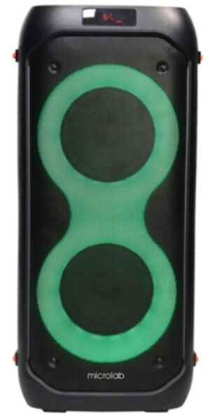 Microlab PT602W karaoke zvucnik 160W, Bluetooth, LED, 7,4V/4000mAh, Aux, USB, microSD, + Mic*2kom
