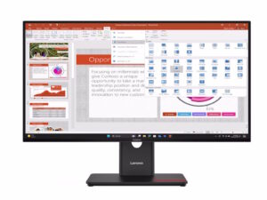 Monitor LENOVO ThinkVision T27-40 27"/1920x1080/IPS/120Hz/4ms/4xUSB,1xUSB C/Swivel,Pivot,Height/crna