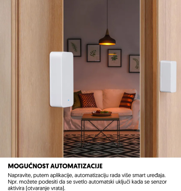 SMART senzor za vrata i prozore, WIFI, Tuya app, WFS-D06 - Слика 3