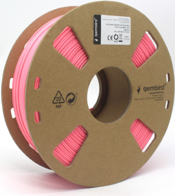 GEMBIRD 3DP-PLA1.75-01-P PLA Filament za 3D stampac 1,75mm kotur 1KG PINK - Слика 4