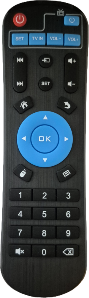 GEMBIRD GMB-X96-PROGRAMIRAJUCI DALJINSKI BLUE za X96 X4, MAX+, X98Q, Android TV Box, programmable IR