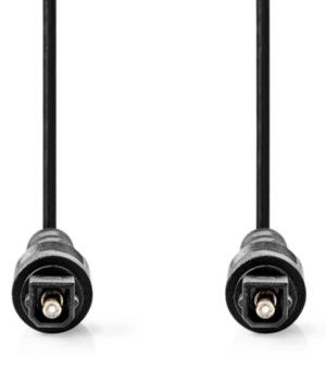NEDIS CAGL25000BK30 Optièki audio kabl, TosLink Muski-TosLink Muski, 3.00 m, Okrugli, PVC, Crni