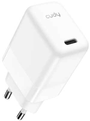 Cudy CH30_EU USB-C GaN Charger za telefone, tablete i MacBook Air, 30W