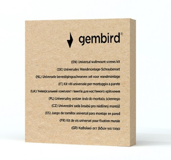 GEMBIRD WM-KIT-01 Univerzalni komplet šrafova za montažu na zid TV nosaca - Слика 3