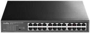 Cudy GS1024 24-Port 10/100/1000M Switch,24 x Gbit  RJ45 port, rackmount (alt. Teg1024d, PFS3024-24)