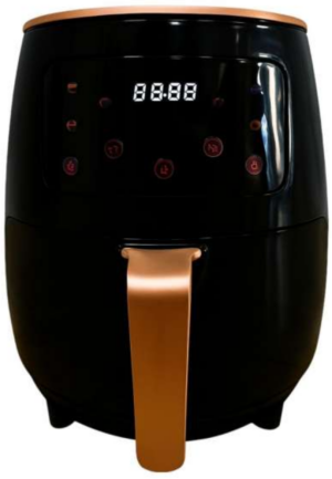 QUANTEK Q1301BK AIR FRYER SA TAJMEROM, LCD, 6L, 1600W, CRNA