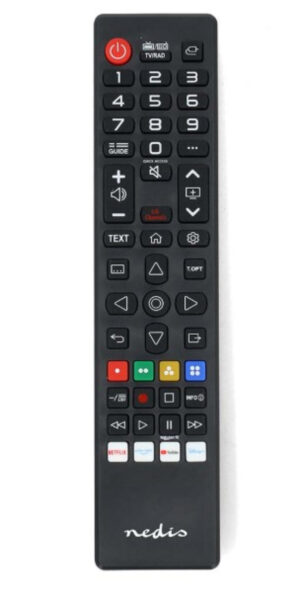 NEDIS TVRC45LGBK Univerzalni daljinski upravljac za LG, Amazon Prime/Disney/Netflix/Rakuten TV