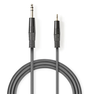 NEDIS COTH23205GY15 Stereo Audio Cable 6.35mm muski ma 3.5mm muski, 1.5m