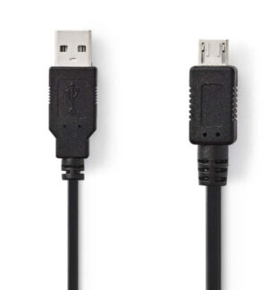 NEDIS CCGP60880BK20 USB-A Male, Centronics 36-Pin Male, 2m