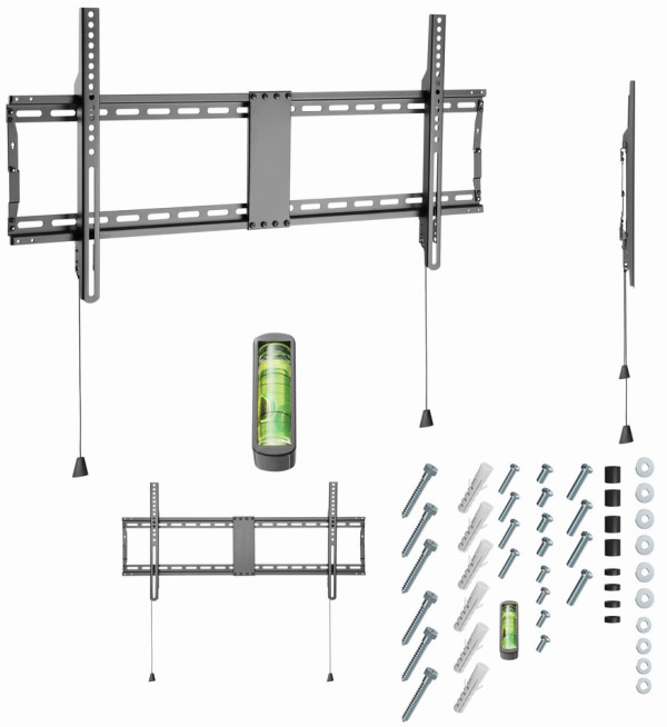 WM-90F-01 Gembird TV nosac fiksni VESA max 80x40cm, 37-86 max.70kg - Слика 3