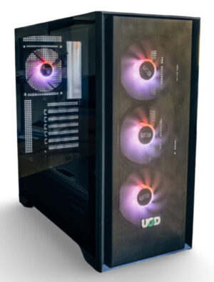 UGD Kuciste Tracer 2234 PSU-650W G650 ATX, providna stranica, ugradjena 4xRGB kulera, Crno SA NAPAJANJEM