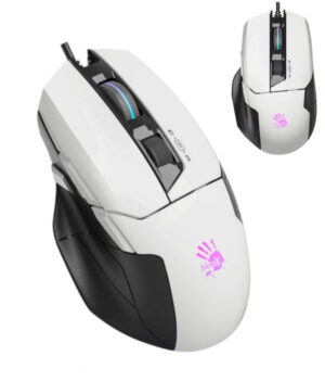 A4 TECH A4-W70 MAX PANDA WHITE A4Tech Bloody RGB Gejmerski opricki mis, 2000Hz/100-10.000 Dpi, USB 126mm