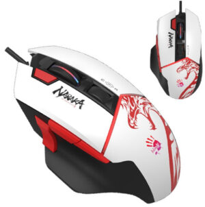 A4 TECH A4-W95 ULTRA NARAKA Bloody RGB Gejmerski mis, 2000Hz/100-20.000 DPI, White USB 135mm