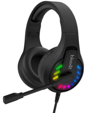 A4 TECH A4-G230 A4Tech Bloody gejmerske slusalice sa mikrofonom, 7.1 SURROUND, 50mm/16ohm, NEON, USB BLACK