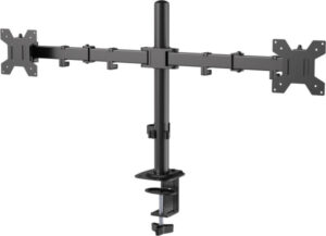 MA-D2-011 Gembird Podesivi dupli stoni drzac za monitor, tilt, 17-32 max.2x9kg (alt MA-D2-01)