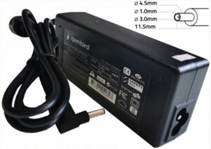 NPA65-195-3330 (HP07) ** Gembird punjac za laptop 65W-19.5V-3.33A, 4.5x3.0mm PIN blue(820 Alt=DE11)