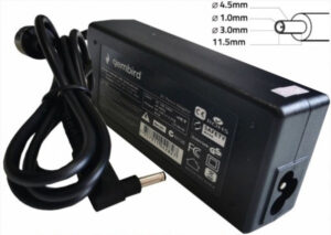 NPA90-195-4620 (DE11) ** Gembird punjac za laptop 90W-19.5V-4.62A, 4.5x3.0mm  Black PIN (983)