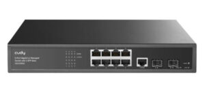 Cudy GS2008S2 8-Port Layer 2 Managed Gigabit Switch with 2 Gigabit SFP Slots