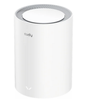Cudy M3000 1-pack 2.0, AX3000 2.5G Mesh Wi-Fi 6 System White,4-Stream Dual-Band,2402 Mbps + 574 Mbps