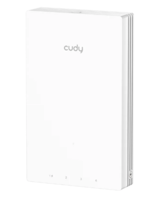 Cudy AP3000 Wall,AX3000 zidna Wi-Fi 6 pristupna tacka,4-Stream Dual-Band ,2402 Mbps + 574 Mbps