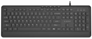KB-MCH-05 Gembird Tanka žièana multimedijalna tastatura, crna, US raspored