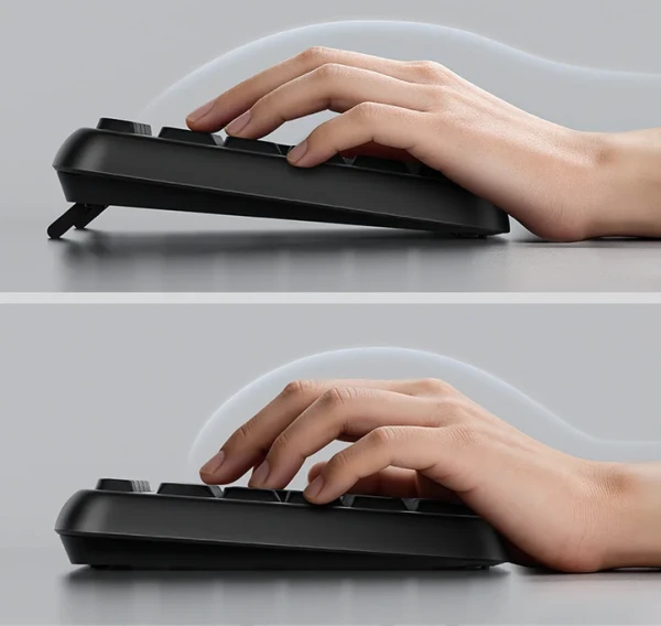 Cudy MK200 Black set mis + tastatura Full size DPI 800 1200 1600 - Слика 4