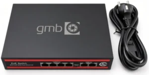 GEMBIRD GMB POE Switch FS1006P,IEEE802.3af/at, 4 PoE 10/100M, 2 UP-link 100/100M,52V 65W, 30W/PoE, VLAN 250m