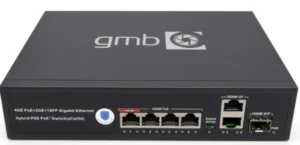GEMBIRD GMB POE -GS1006PTS1 Switch, IEEE802.3af/at/bt, 4 PoE 100/1000M, 2 UP-link 100/1000M, 52V 120W ,30W/P
