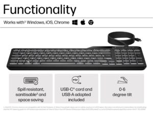 HP PSG Tastatura HP 400 backlight žicna/US/crna