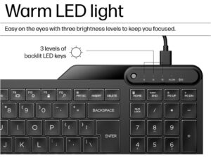 HP PSG Tastatura HP 400 backlight žicna/US/crna