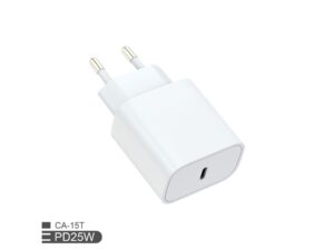 Zidni punjac FULMOVA GAN PD/25W/bela sa USB-C kablom
