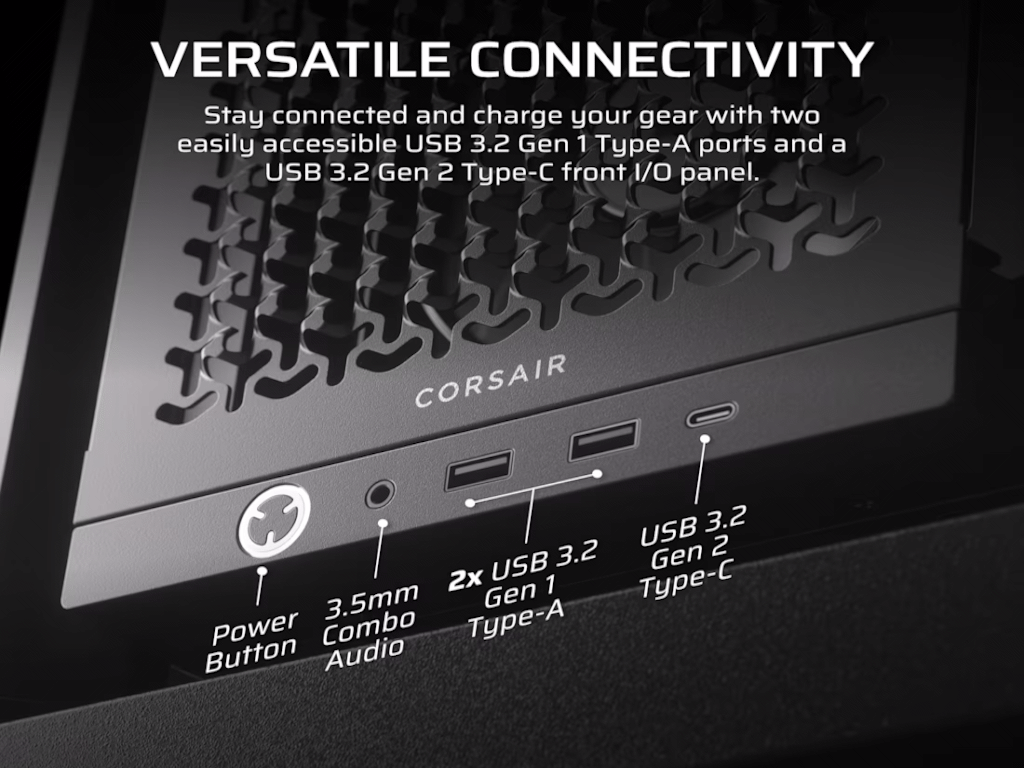 Kucište CORSAIR FRAME 4000D RS Mid-Tower/ATX/kaljeno staklo/bez napajanja/crna - Слика 9