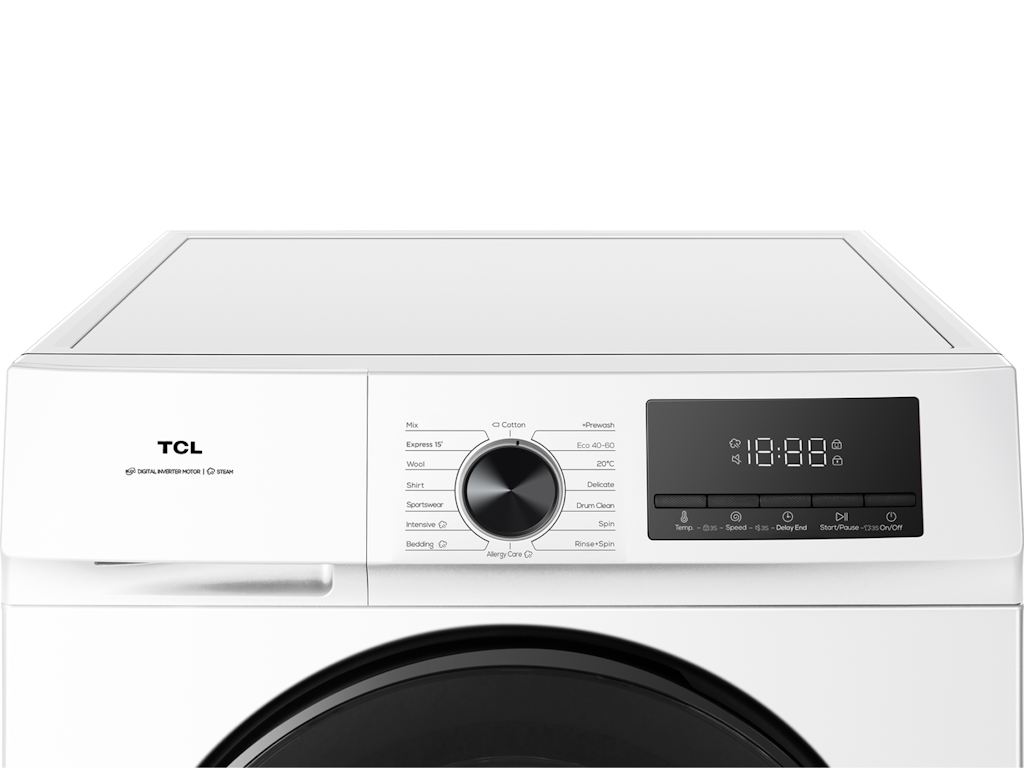 Veš mašina TCL FF0924WA1/inverter/9kg/1400 obrtaja/A/85x60x56cm/bela - Слика 4