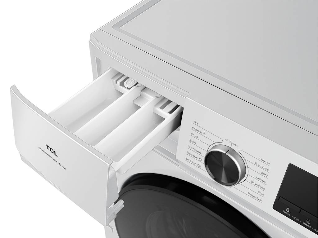 Veš mašina TCL FF0924WA1/inverter/9kg/1400 obrtaja/A/85x60x56cm/bela - Слика 6