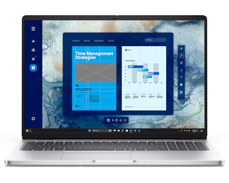 DELL Pro 16 16 inch FHD+ Touch 300nits Core Ultra 7 255U 16GB 512GB SSD Backlit FP Win11Pro 3yr ProSupport - Слика 3