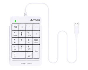 A4 TECH FK13P FSTYLER Numerička USB bela tastatura
