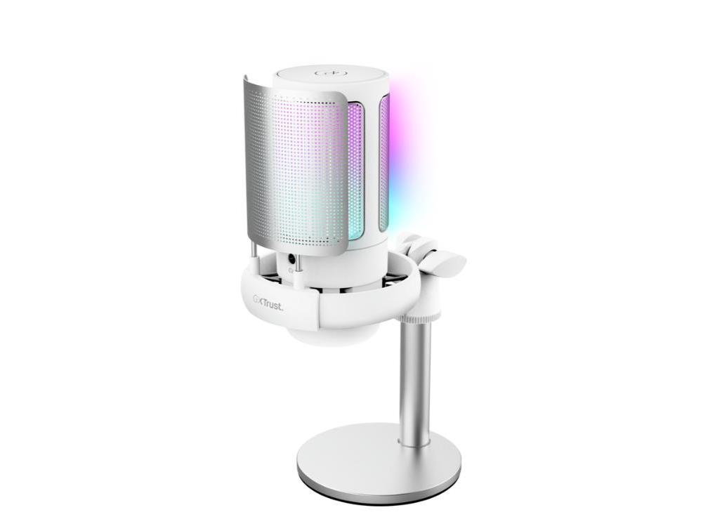 Mikrofon TRUST GXT238W AURON USB MICROPHONE WHT - Слика 2