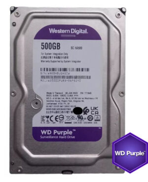 HDD 3.5 ** 500GB WD5000PURX WD Purple 24/7 5400RPM 64MB SATA3