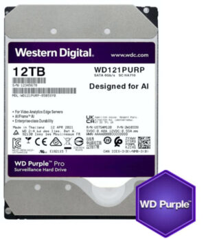 HDD 3.5 12TB WD121PURP WD Purple 24/7 7200RPM 256MB SATA3