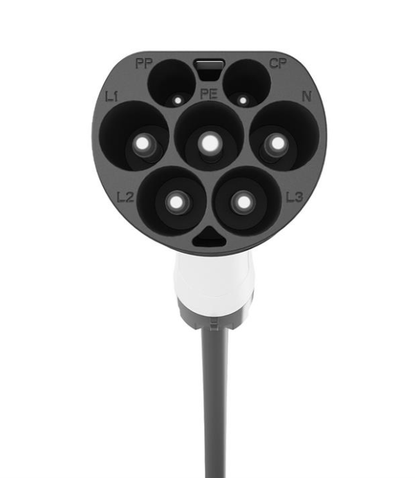 EV-T2MF-11KW-8M Gembird Kabl za punjenje Tip 2, 16A trofazni (11 kW), 8 m - Слика 2