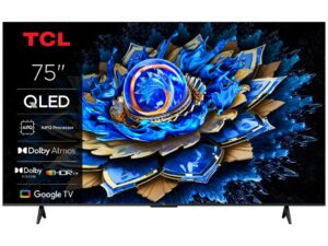 Televizor TCL 75T69C/QLED/75"/4K UHD/60Hz/Google TV/crna