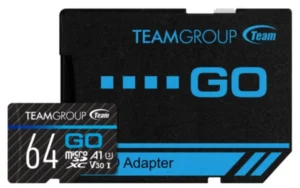 TEAM GROUP TeamGroup MICRO SDHC/SDXC 64GB GO UHS-I U3 V30, 100/50MB/s +SD Adapter TGUSDX64GU303