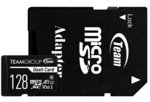 TEAM GROUP TeamGroup MICRO SDHC/SDXC 128GB Dash Card, UHS-I U3 V30 A1, 100/30MB/s +SD Adapter TDUSDX128GUHS03