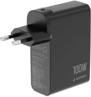 GEMBIRD TA-UC-1A3C-PD100-01-BK USB brzi punjac sa 4 porta Do 100 W