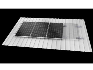 Konstrukcije za SE ANTAI za trapezni lim H45, mini rail, 400mm, set za 6 panela, univerzalne klampe