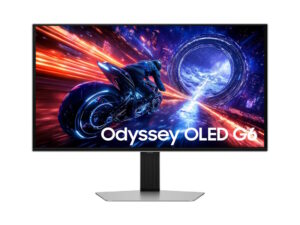 Monitor SAMSUNG LS27FG602SUXEN 27"/OLED/2560X1440/500Hz/0.03ms/HDMIx2,DP,USB/Freesync/VESA/srebrna